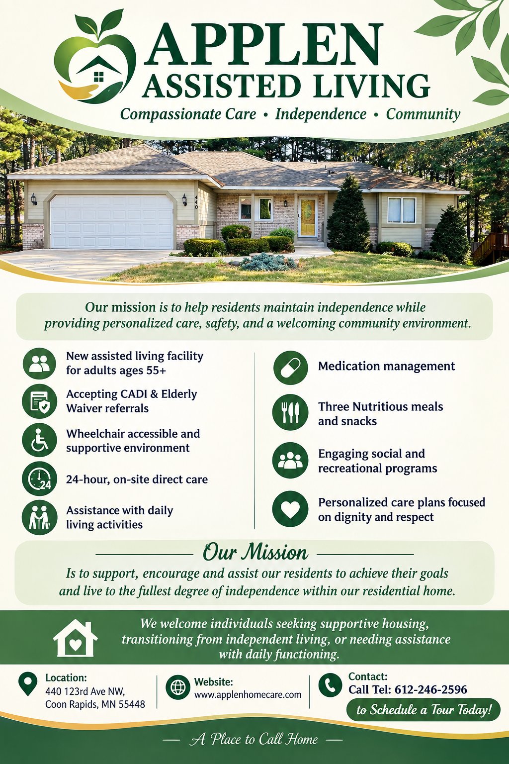 Applen Home Care LLC, Coon Rapids, MN